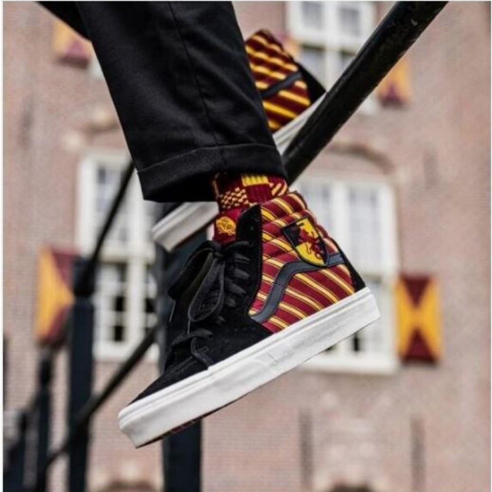Vans X Harry Potter Gryffindor Sk8-Hi Limited Shoes Hogwarts High Tops Men's 12